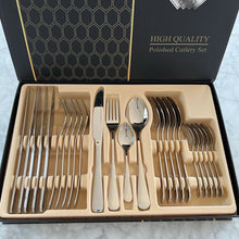 Premium Silver Daily Use Cutlery Set Stainless Steel Luxury Combo Set of 24